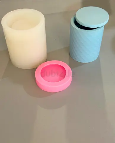 Creative Cement Candle Holder Silicone Mold