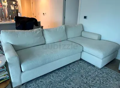 Crate and Barrel axis L Shape sofa