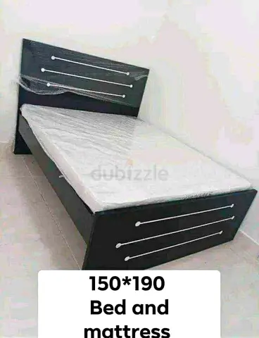 150x190 Bed and Mattress