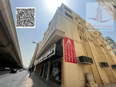 One bedroom and living room for annual rent in Abu Shagara area, very prime location and very close to the Dubai exit