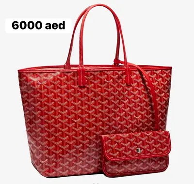 Authentic Goyard Red Canvas Saint Louis PM size