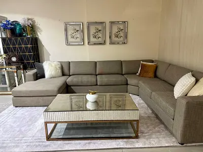 Home Center U Shape Sofa Excellent Condition