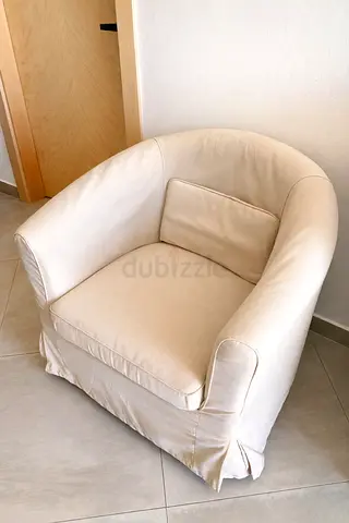 Cozy Armchair for Sale – Light Beige – Perfect Condition