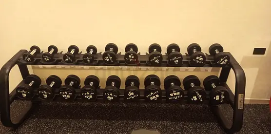 Dumbbell Set with Rack And Bench