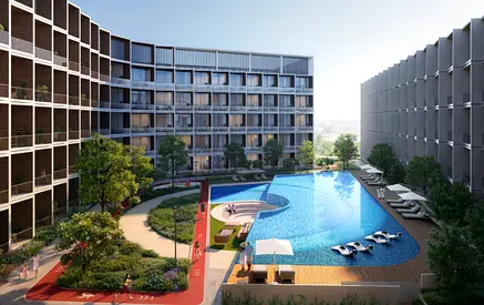 Studio Apartment for Sale in Binghatti Hillcrest Dubai 367 Sq.ft Premium Finish Flexible Payment Plan Prime Location Investment Opportunity