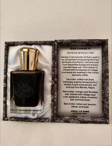 Areej Le Dore Oud Luwak II Extrait de Parfum 30ml