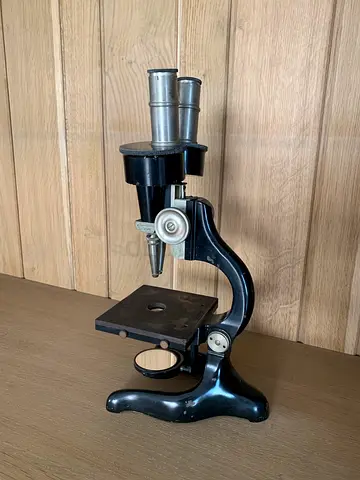 Antique Ernst Leitz Wetzlar Microscope Collectible Condition Functional