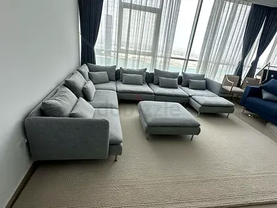 Ikea soderhamn u shape sofa