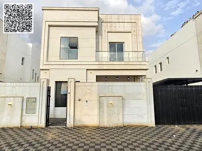 فيلا جديدة كليًا بمساحة 5 غرف نوم مع مجلس للإيجار في المزهر، عجمان – 14 ألف درهم شهريًا