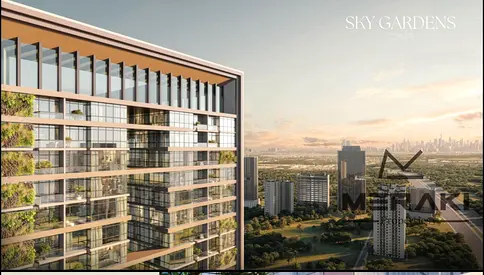 شقة غرفة وصالة للبيع في سكاي جاردن عجمان