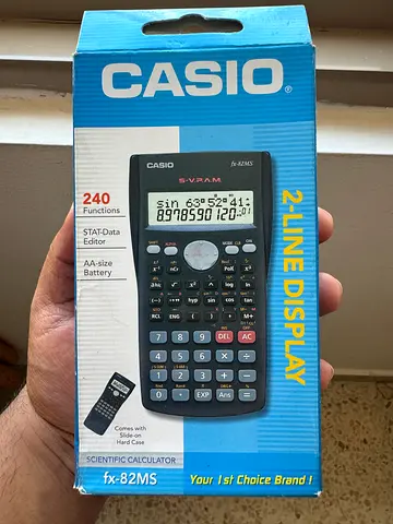 CASIO fx-82MS Scientific Calculator with 2-Line Display
