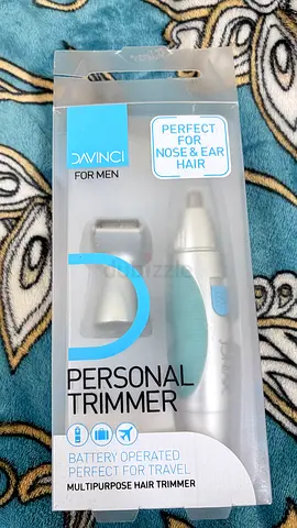 Davinci Personal Trimmer for Men — Nose  Ear Hair, Battery Operated (Sealed)