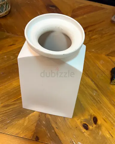Elegant White Decorative Vase