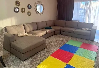 Home Center U Shape Sofa Good Condition