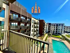 1bhk available for rent in Maryam island with balcony pool view free parking