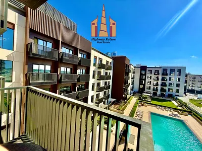 1bhk available for rent in Maryam island with balcony pool view free parking