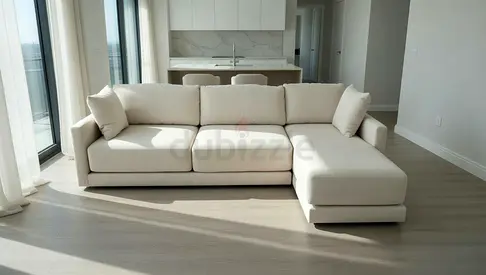 Luxury modern cratebarrel lshape sofa