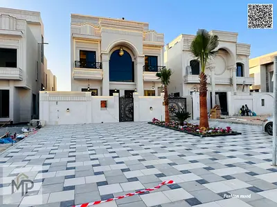 Classic Design Villa|ajman|al helio1|6 master rooms, majlis, 2 halls, maid room, roof| freehold | negotiable price.