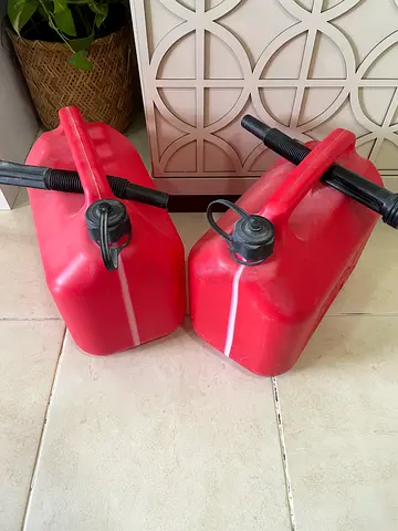 Red Fuel Containers for Sale