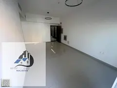 For annual rent in Ajman, a one-bedroom apartment with a living room, brand new, in Al Jurf 3