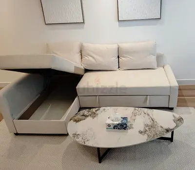L shape sofa bed with storage Ikea FRITHEN