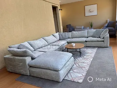 Modular pan home pianca feathers filled sofa