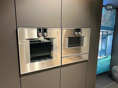Gaggenau new oven microwave with warming plate set