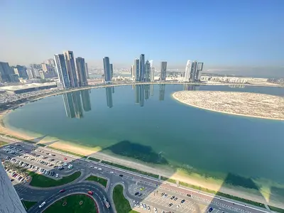 اكبر 2BHK | اطلاله مفتوحه | باركن | بلكونه | مسبح | جيم | خزائن بالحائط | على مخرج دبى | غرفه خادمه