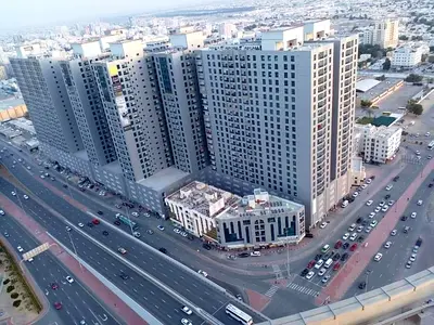 2 Bedroom Apartment for Sale in City Towers Ajman open view royal palace Grand Mall Sheikh Khalifa Street rented high ROI with payment plan