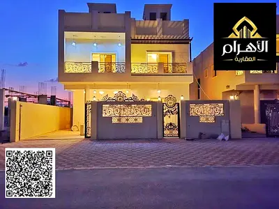 For sale: Villa near the mosque. One of the most luxurious villas in Ajman. Super deluxe construction and finishing,