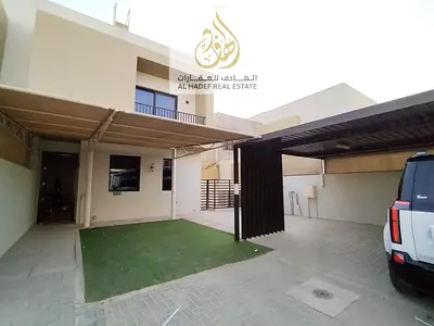 Furnished 3 bedroom villa for sale in Sharjah Nasma Al Tai corner unit modern design with garden parking and prime location near park
