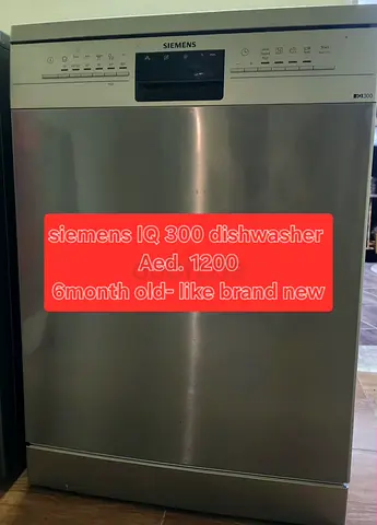 Siemens IQ300 Freestanding Dishwasher - 6 months, like new