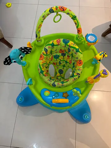 Brightly Colored Baby Activity Jumper