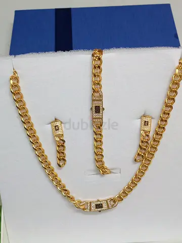 Gold plated 3 pcs Necklace set