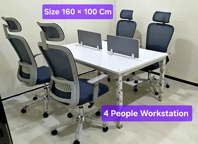 New 4 People Workstation  Office Table