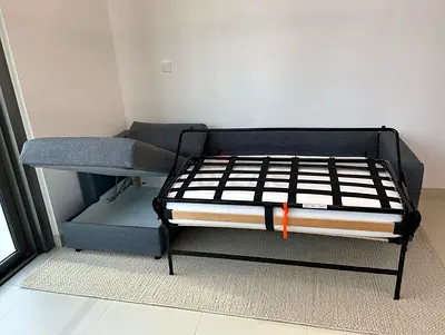 Ikea vimle L shape sofa bed with mattress