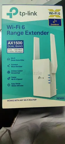 TP-Link Wi-Fi 6 Range Extender AX1500 Dual Band