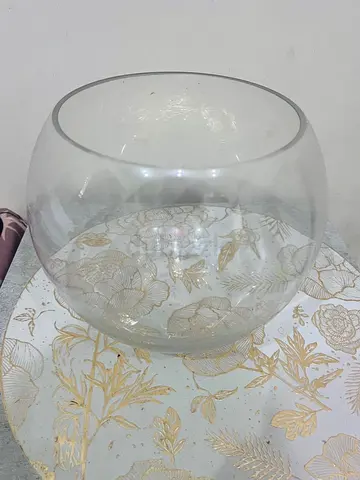 Stylish Clear Glass Fish Bowl