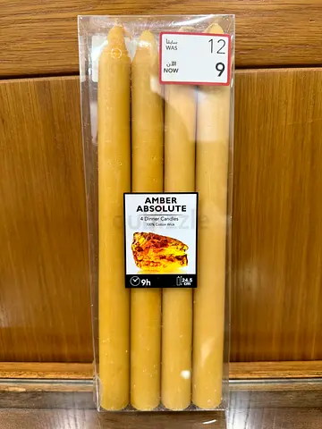 Amber Absolute Candles Set
