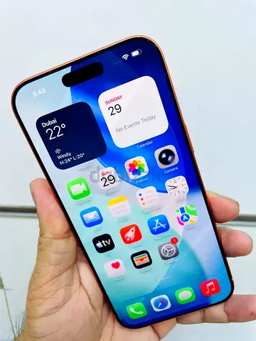 Orange Smartphone with Unique Design