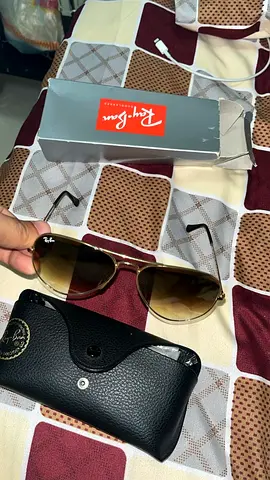 My Ray-Ban ORb3025 Aviator Sunglasses - Gold Frame, Brown Gradient Lenses