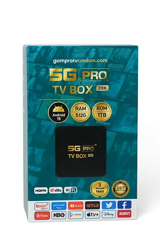 5G Pro TV Box Latest Version 2026 – Android 16 Smart TV Box with 256GB RAM 1TB ROM – 18K UHD Google