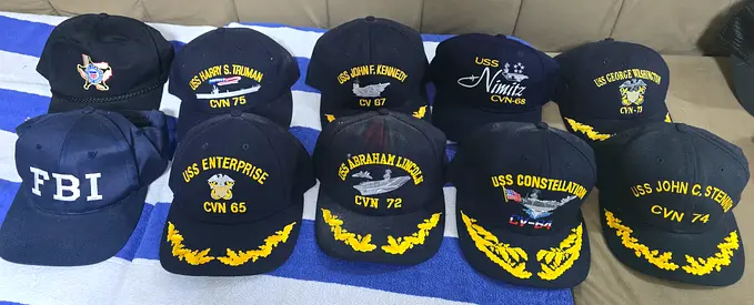 Collection of USA Military Tribute Caps