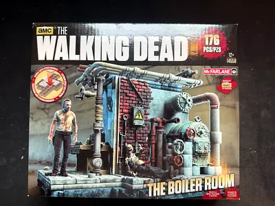 The Walking Dead “Boiler Room” Set – Rick Grimes Figure (McFarlane)