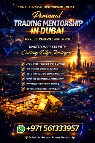 1-1 physical trading mentorship in Dubai
