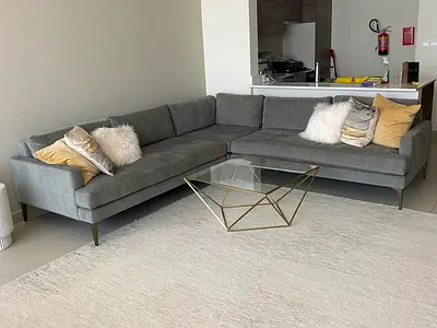 Almost New West Elm Corner Original Sofa Excellent condition