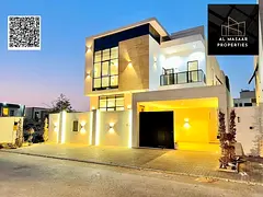 Villa with all registration and ownership fees included, ready to move in, in one of Ajman's mos