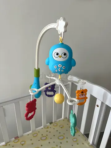 Colorful Baby Music Mobile with Toys rotating
