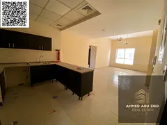 2-bedroom hall first tenant in Emirates City on Sheikh Mohammed Bin Zayed Rd, master, 2 baths, balco