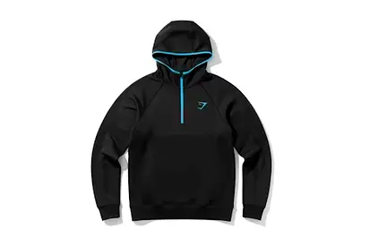 Gymshark Onyx V5 Hoodie - Blue (Size Large)